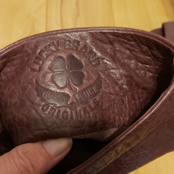 LUCKY BRAND LEATHER UNDER KNEE OPEN TOE BOOTS - Picture 6 of 12